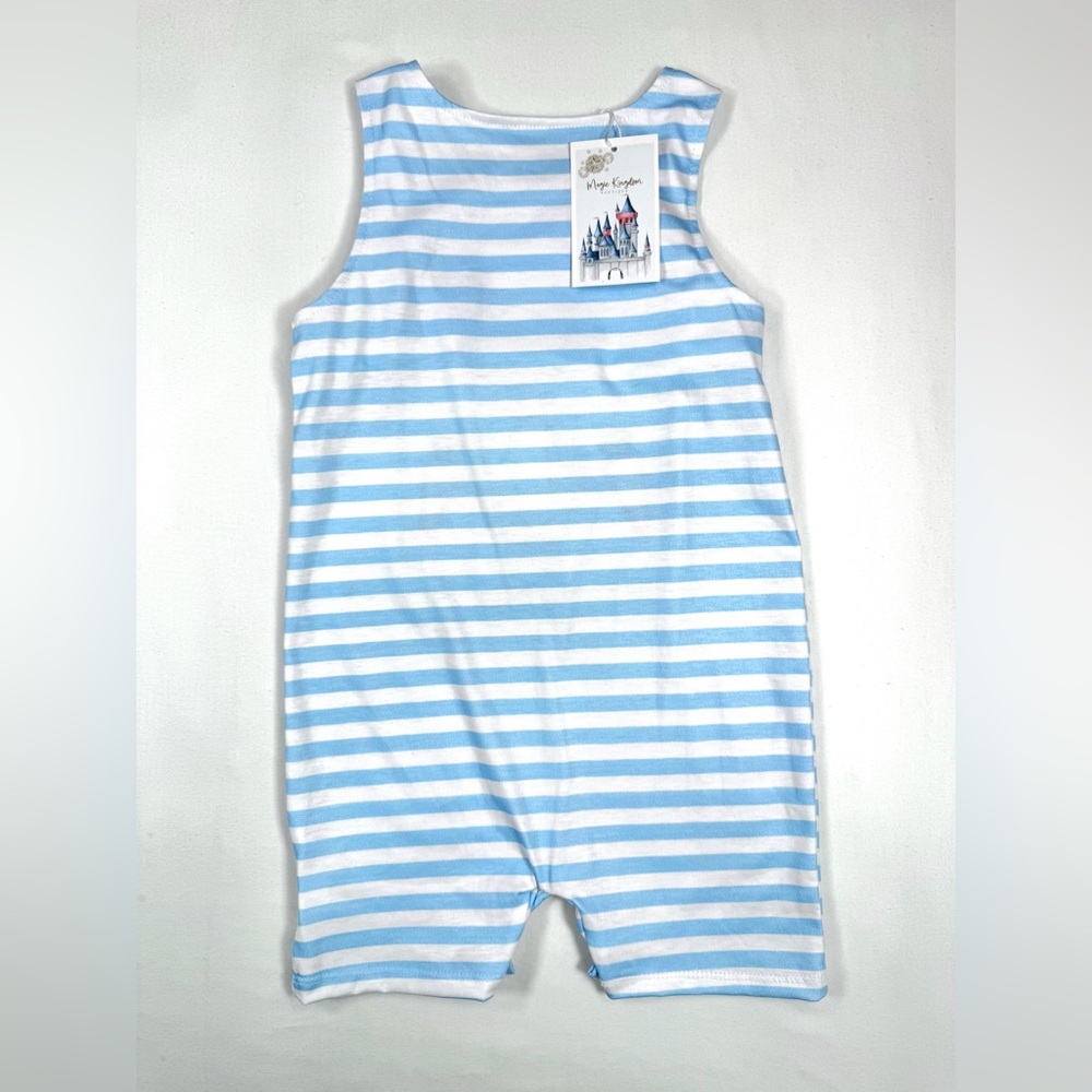 NWT MAGIC KINGDOM BOUTIQUE Toddler Peter‎ Rabbit Striped Romper Playsuit Size 3T - Picture 2 of 10
